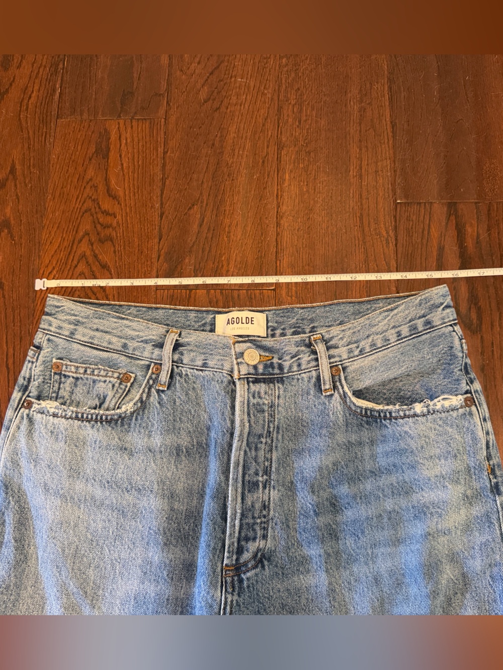 Agolde Jeans 90’s pinch waist jeans in Addition - Light / medium Blue - Picture 10 of 16